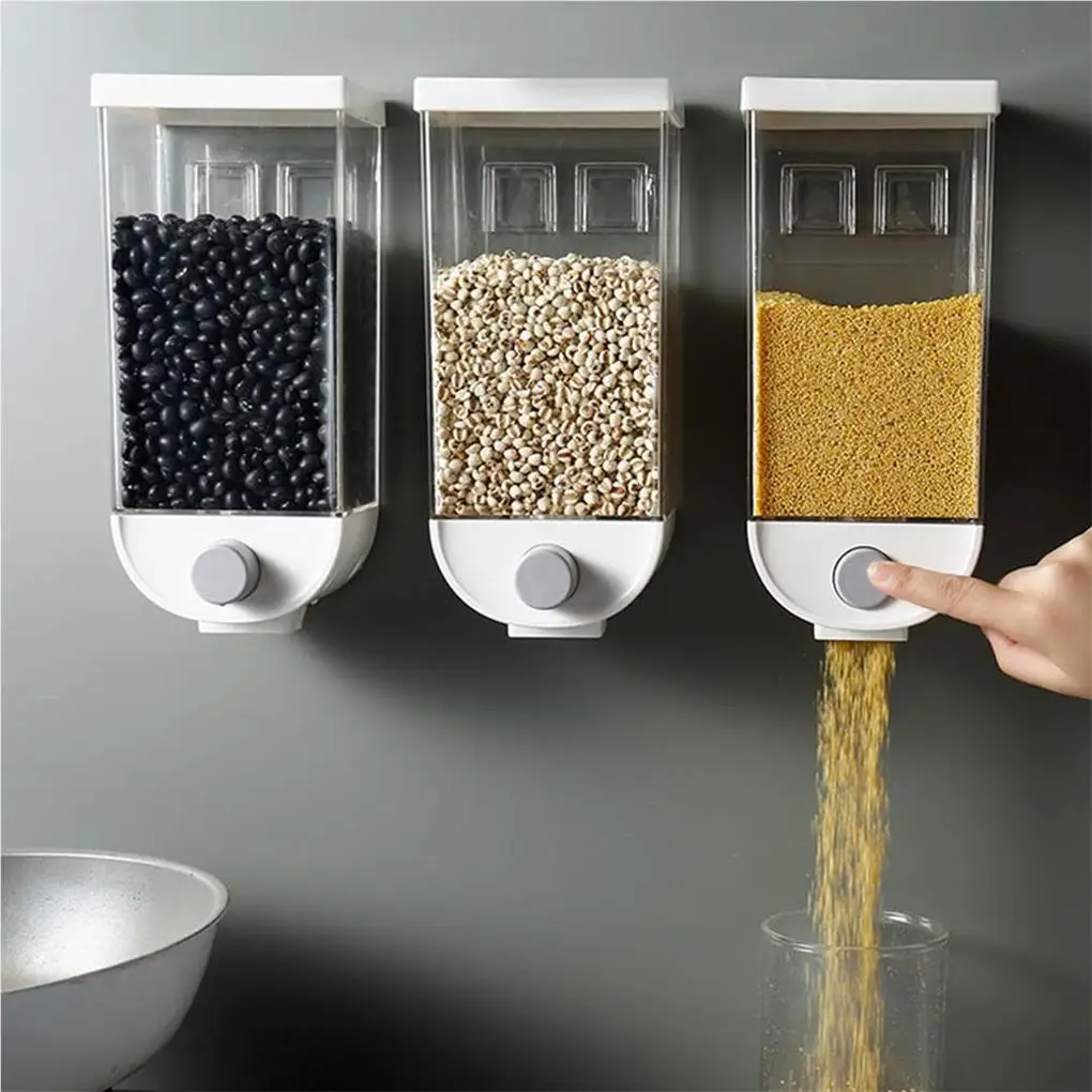 Eco-Friendly Wall-Mounted Grain Storage Container 1500ml