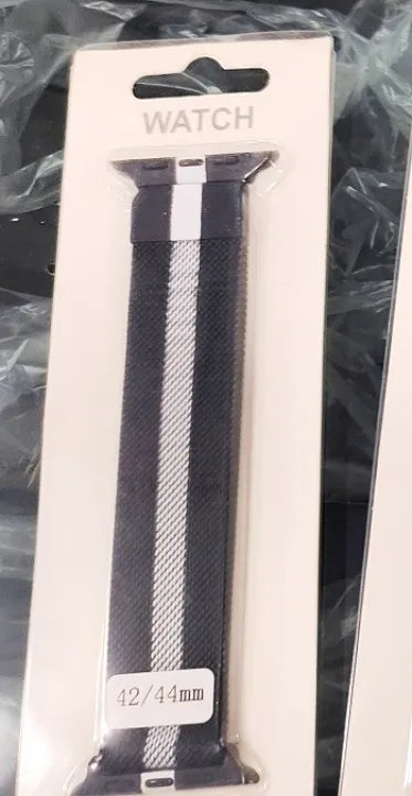 Stainless Steel Milanese Magnetic Mesh Loop Smart Watch Band Strap Metal Watchband