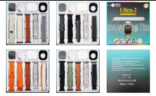 Watch Ultra-2 (12 Different Straps With Airpods )